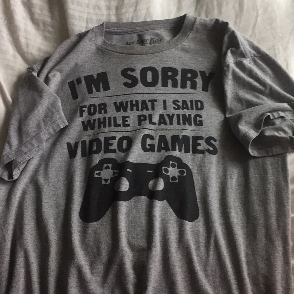 Boys’ Juniors Video Games Graphic Tee Size XL